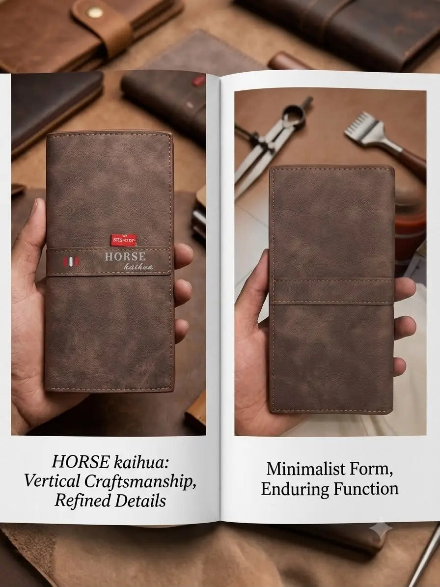 Imperial Horse Wallet For Men Bifold Card Holder Cash Pocket Coin Pocket Premium Men's Wallet