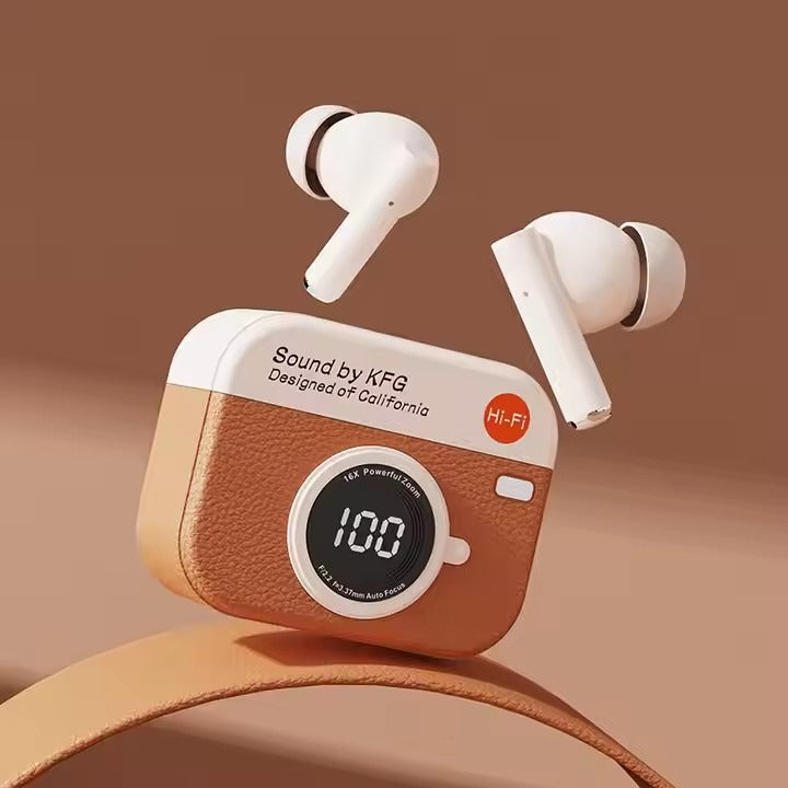 X73 TWS Wireless Earbuds Game Box Edition – True Wireless Stereo Earphones With Retro Retro Console Styling And LED Digital Battery Percentage Display