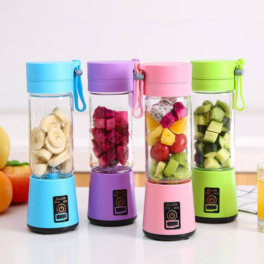 Portable Blender - Rechargeable Personal Smoothie Maker Electric USB Juicer Cup Compact Lightweight Travel Bottles For Shakes