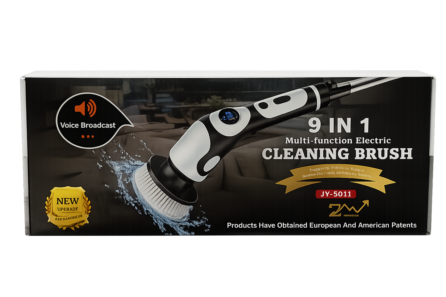 9-in-1 Multi-Function Electric Cleaning Brush - main product photo