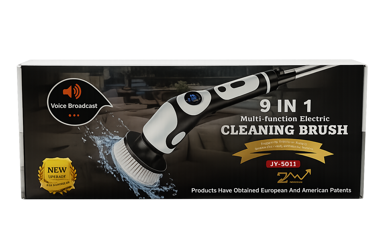 9-in-1 Multi-Function Electric Cleaning Brush - main product photo